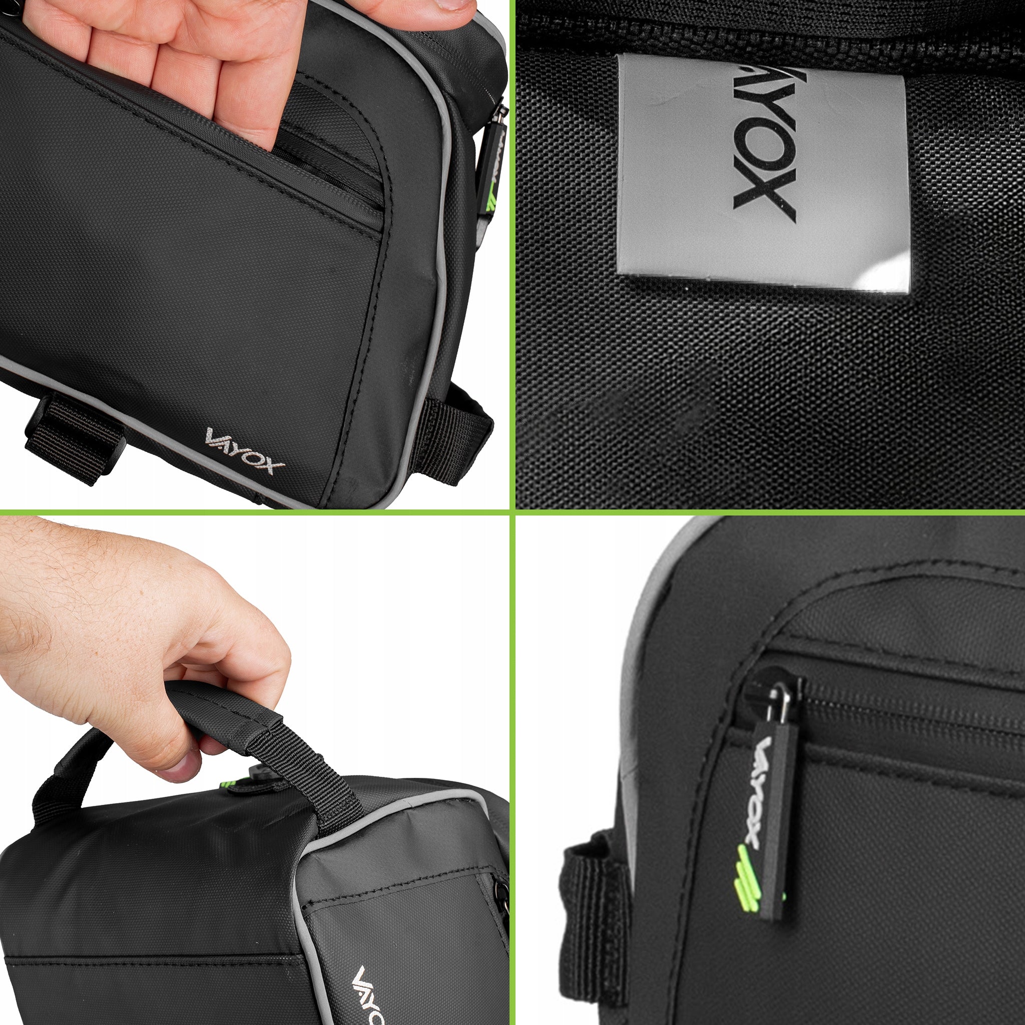 BICYCLE BAG PANNIER FOR REAR RACK LARGE WATERPROOF SHOULDER STRAP VAYOX Model VA0448