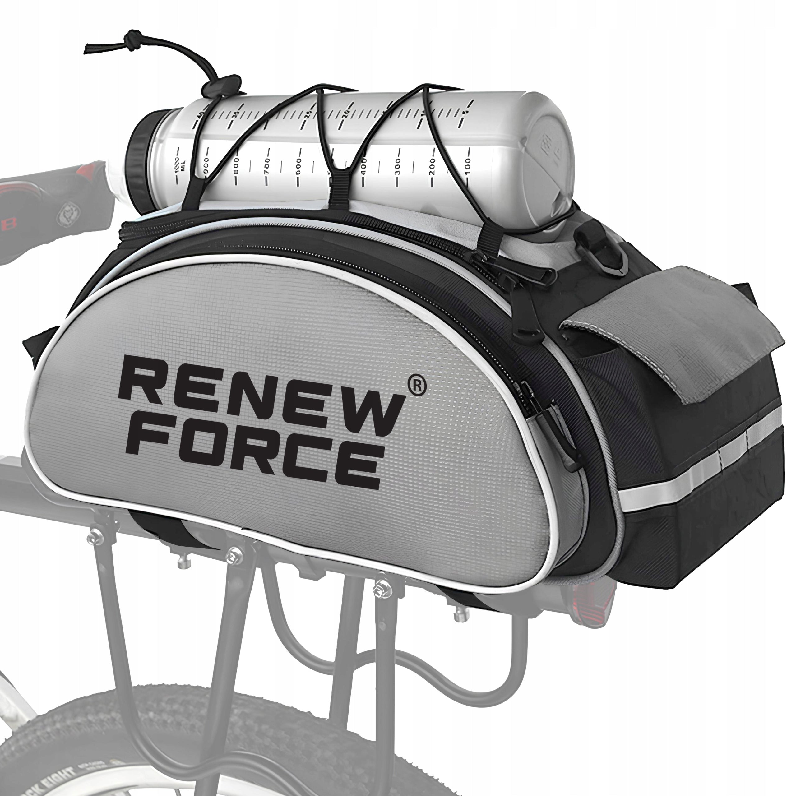 BICYCLE BAG PANNIER FOR TRUNK BICYCLE TOURIST SHOULDER REFLECTIVE 13L Packaging status original