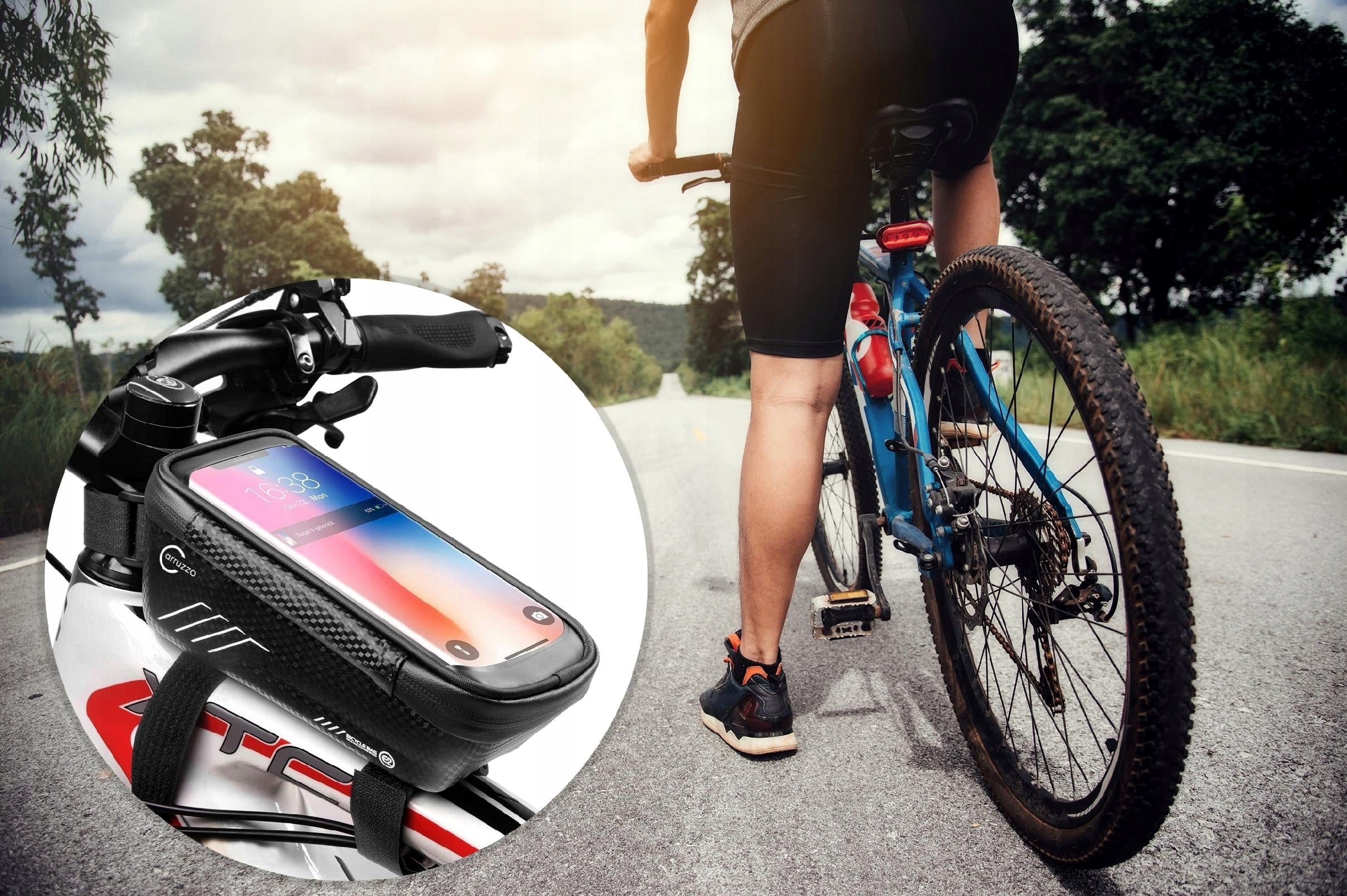 BICYCLE BAG POUCH PHONE HOLDER WATERPROOF Capacity 1 l