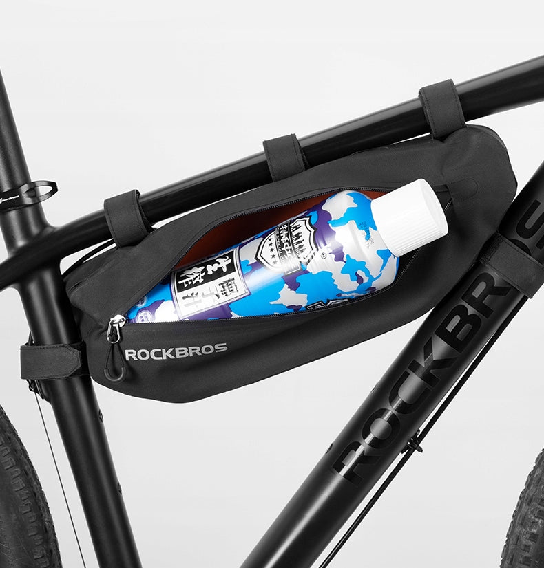 BICYCLE BAG UNDER FRAME 3L WATERPROOF BLACK - ROCKBROS Brand Rockbros