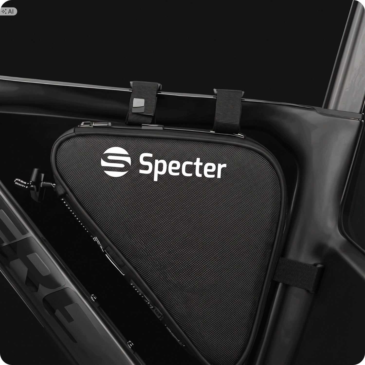 BICYCLE BAG UNDER FRAME SADDLE Bicycle pouch waterproof Specter triangle Packaging status original
