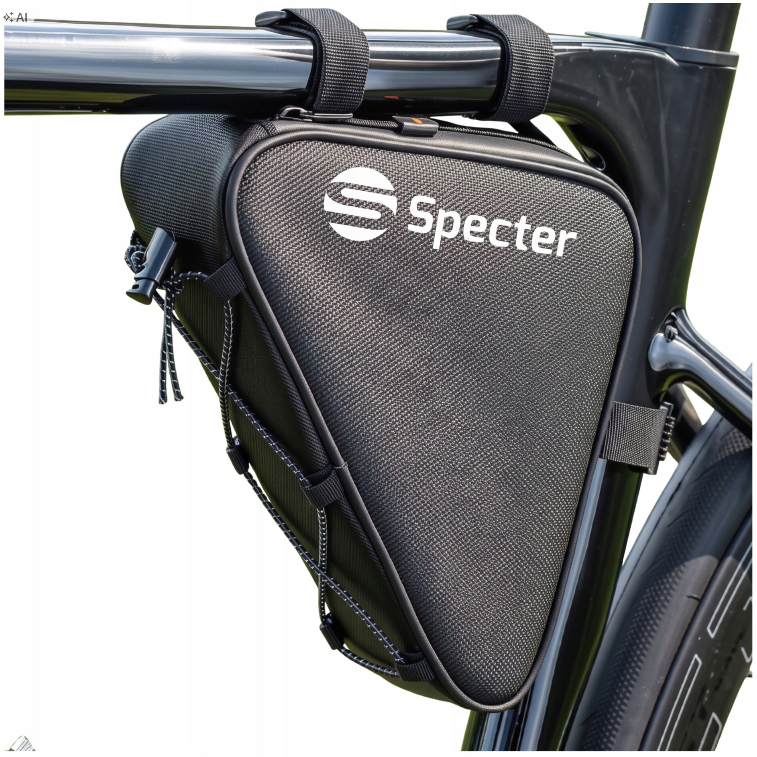 BICYCLE BAG UNDER FRAME SADDLE Bicycle pouch waterproof Specter triangle