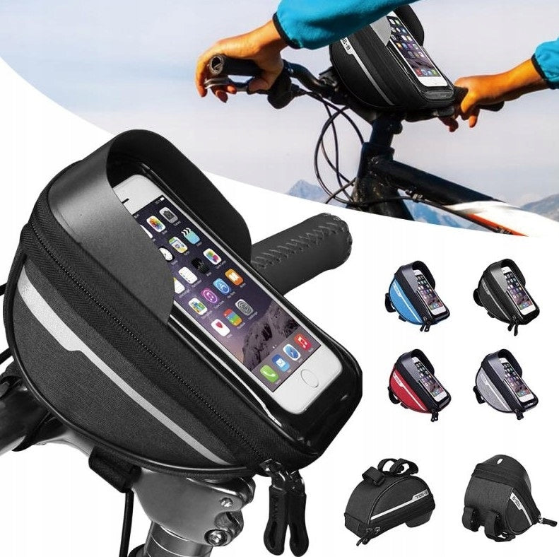 BICYCLE BAG WATERPROOF PHONE POUCH HOLDER Packaging status original