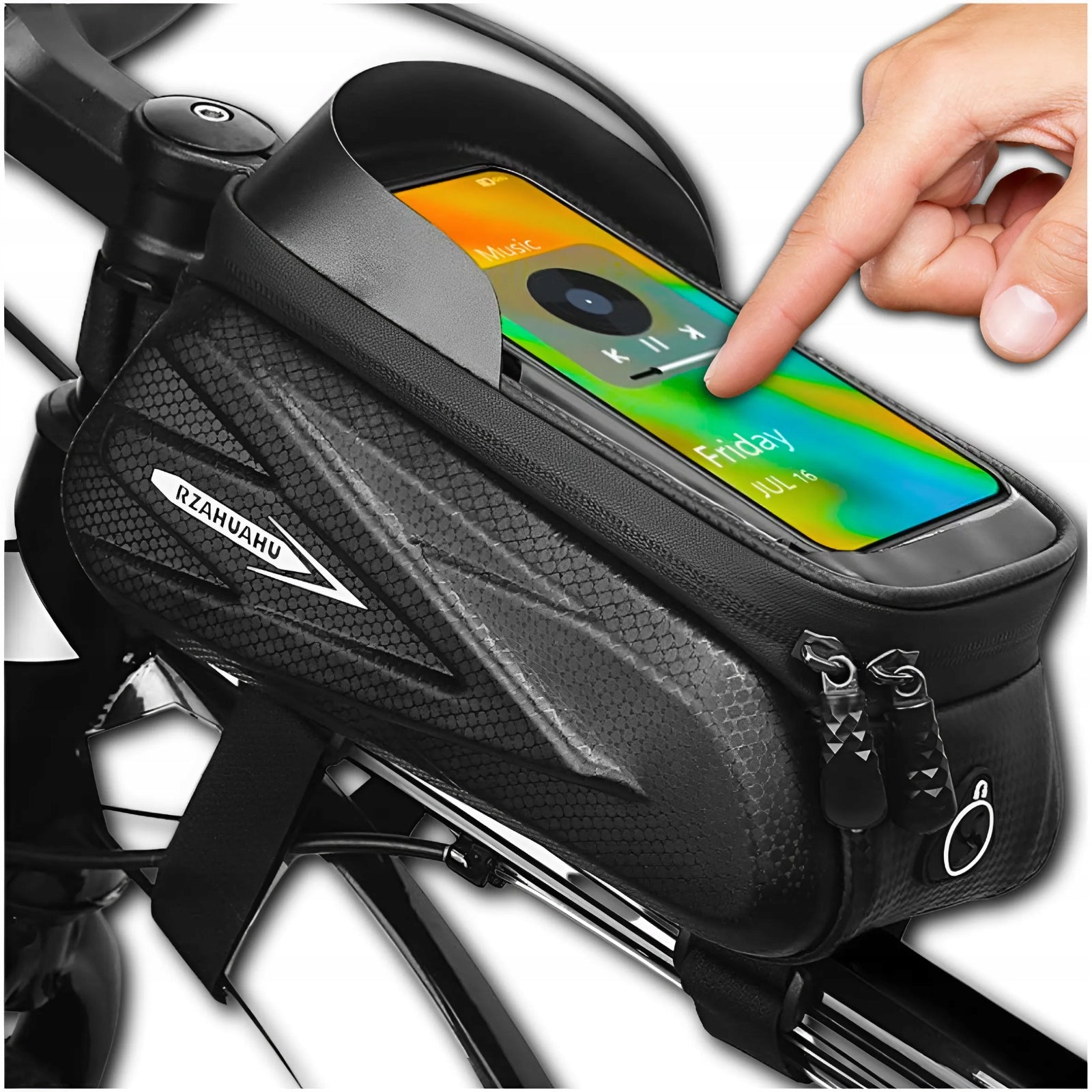 BICYCLE CASE WATERPROOF For Bike Frame STABLE POUCH Phone Bag 1L Brand MEMFLOW