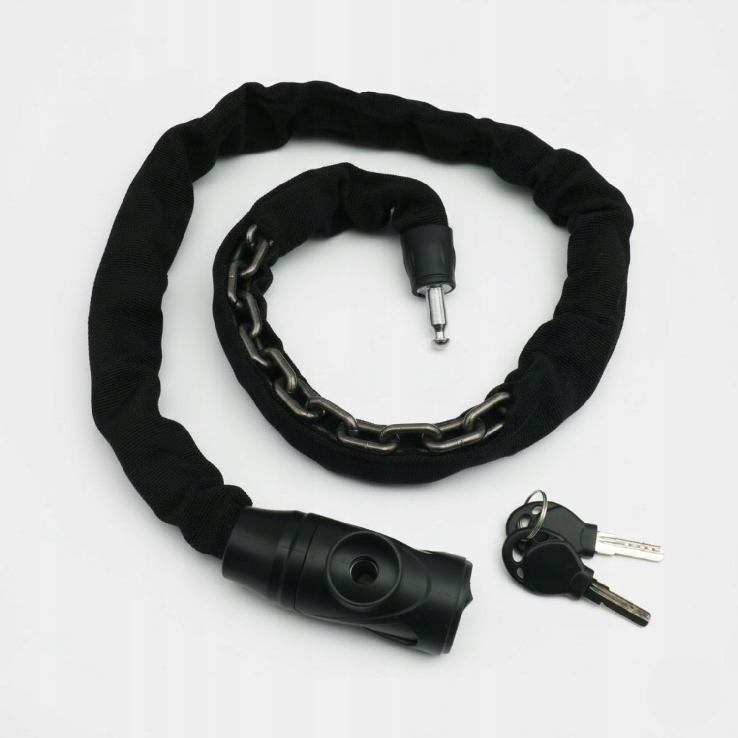 BICYCLE CHAIN CLASP ANTI-THEFT LOCK AGAINST THEFT Black Manufacturer code Łańcuch blokada zabezpieczenie na koło roweru