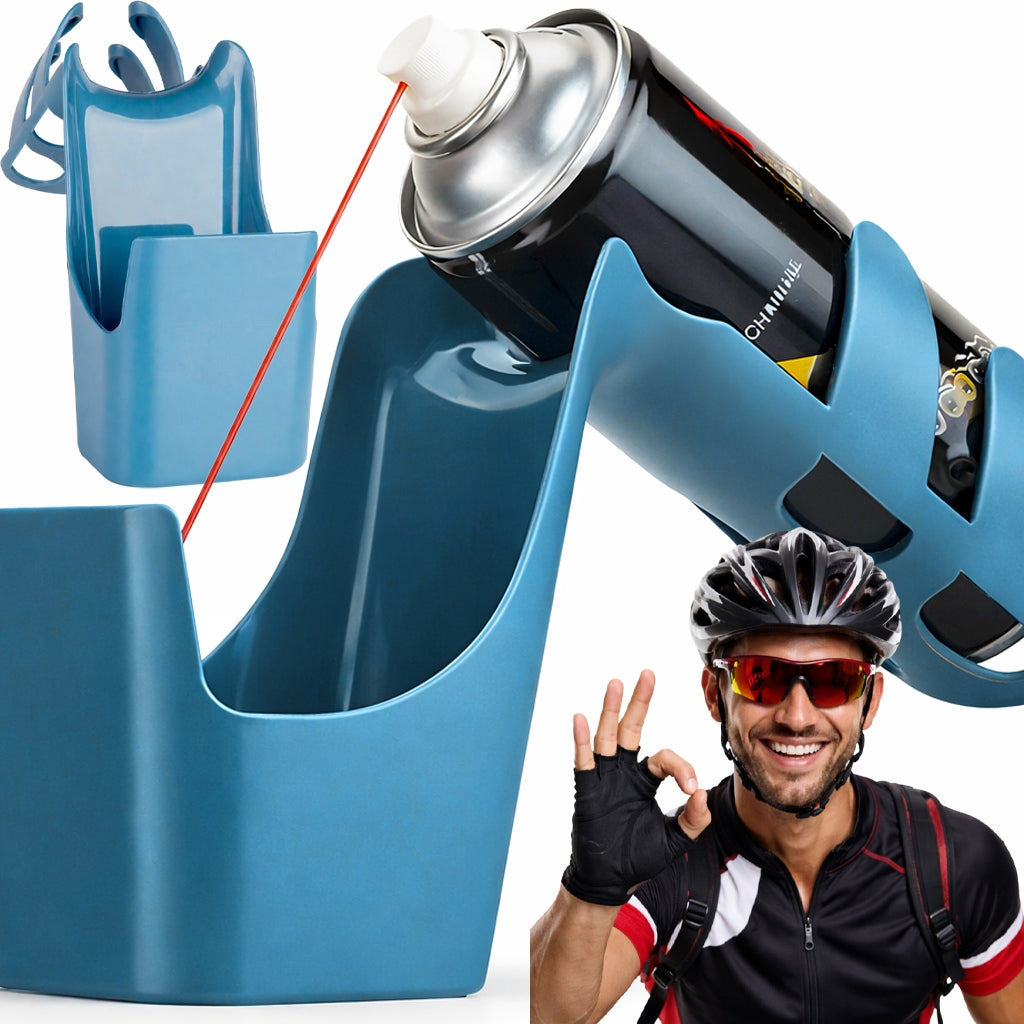 BICYCLE CHAIN CLEANING CONTAINER GREASE HOLDER SPRAY OIL RW46