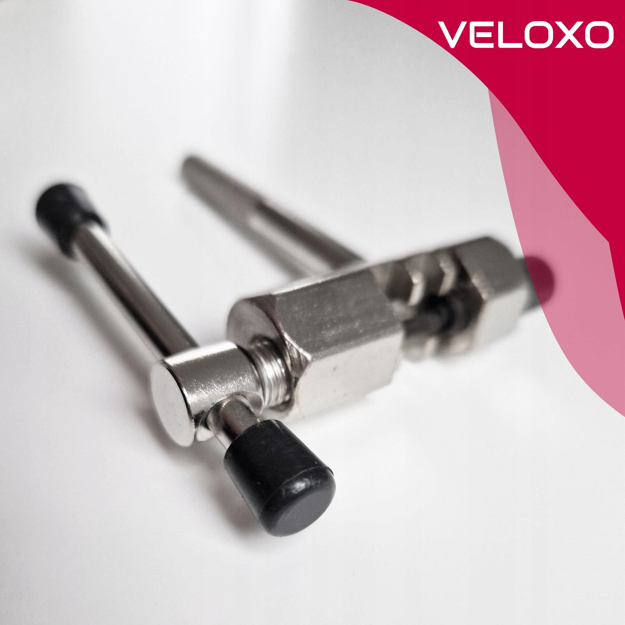 BICYCLE CHAIN CLIPPER UNIVERSAL UNCOUPLER VELOXO SILVER Model skuwacz rozkuwacz do łańcucha rowerowego srebrny