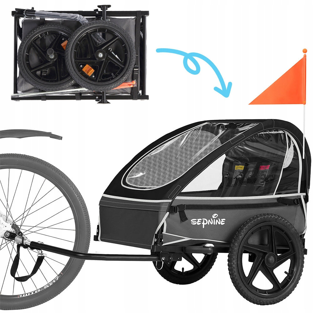 BICYCLE CHILD 2 seat with 5-point bicycle belt for children 40kg Manufacturer code 730654274358