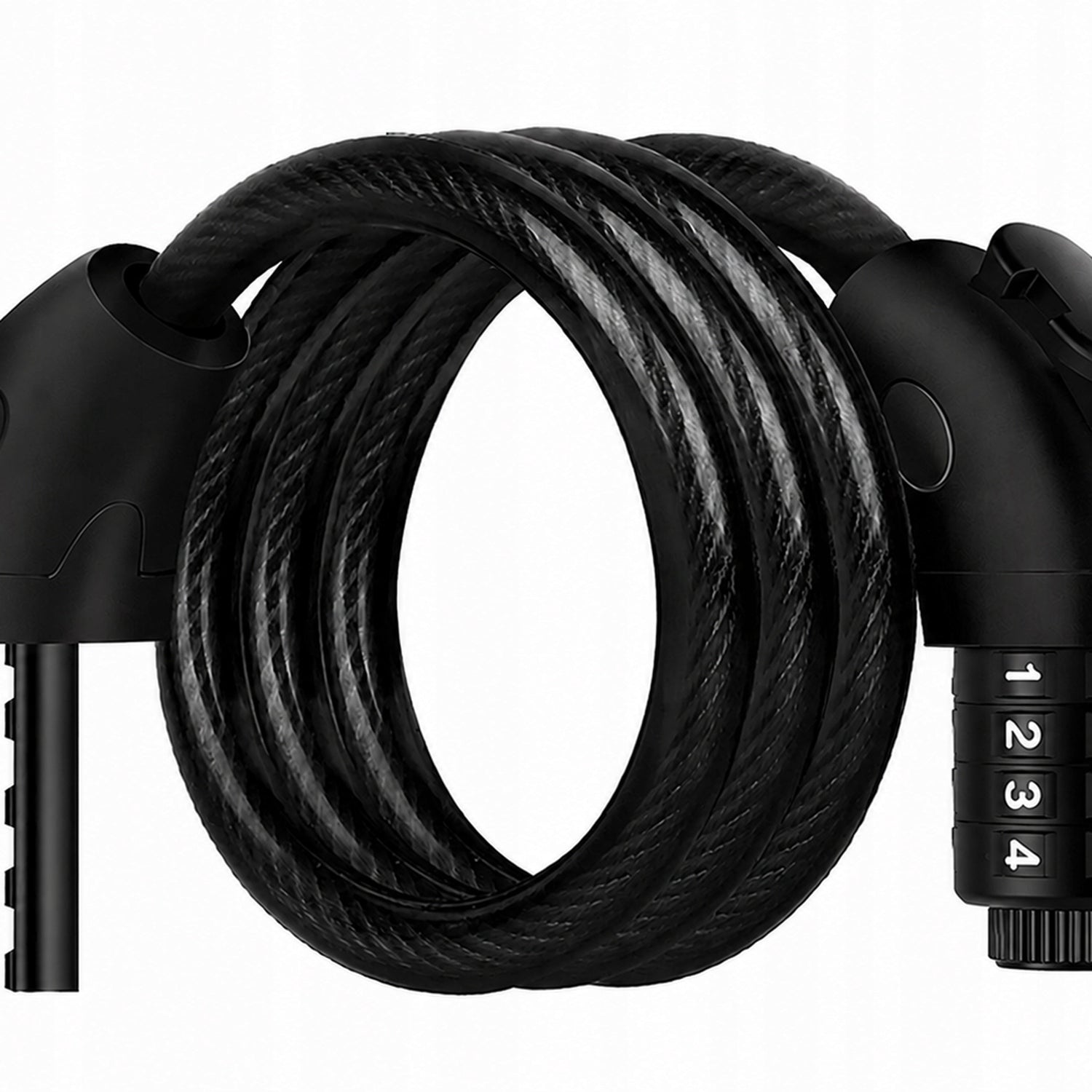 BICYCLE CIPHER LOCK FOR BICYCLE THICK CABLE 120cm/13,5mm Brand LeoBye