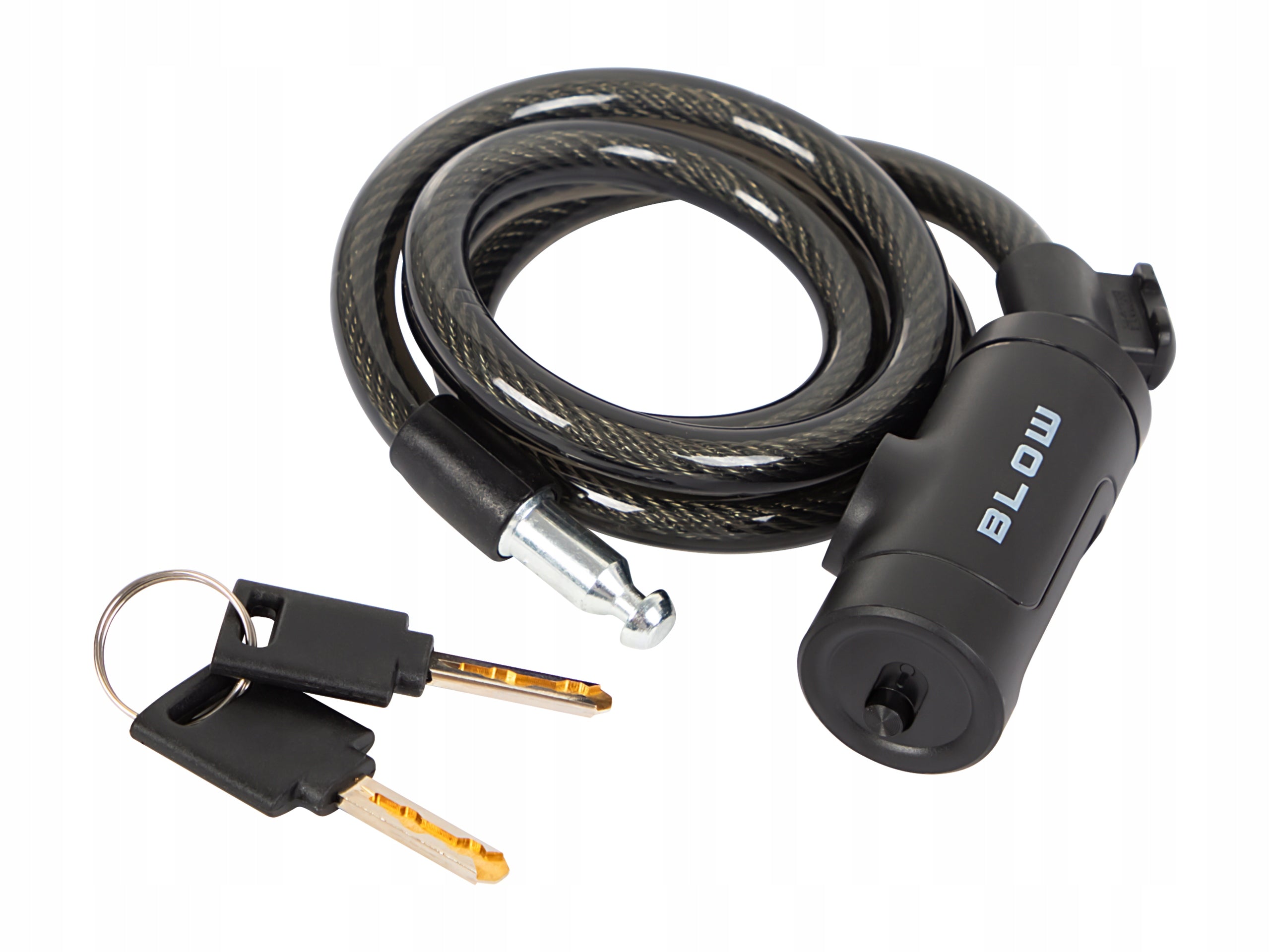 BICYCLE CLASP ANTI-THEFT CABLE LOCK 100 CM 10MM TWO KEYS Manufacturer code 64-005#