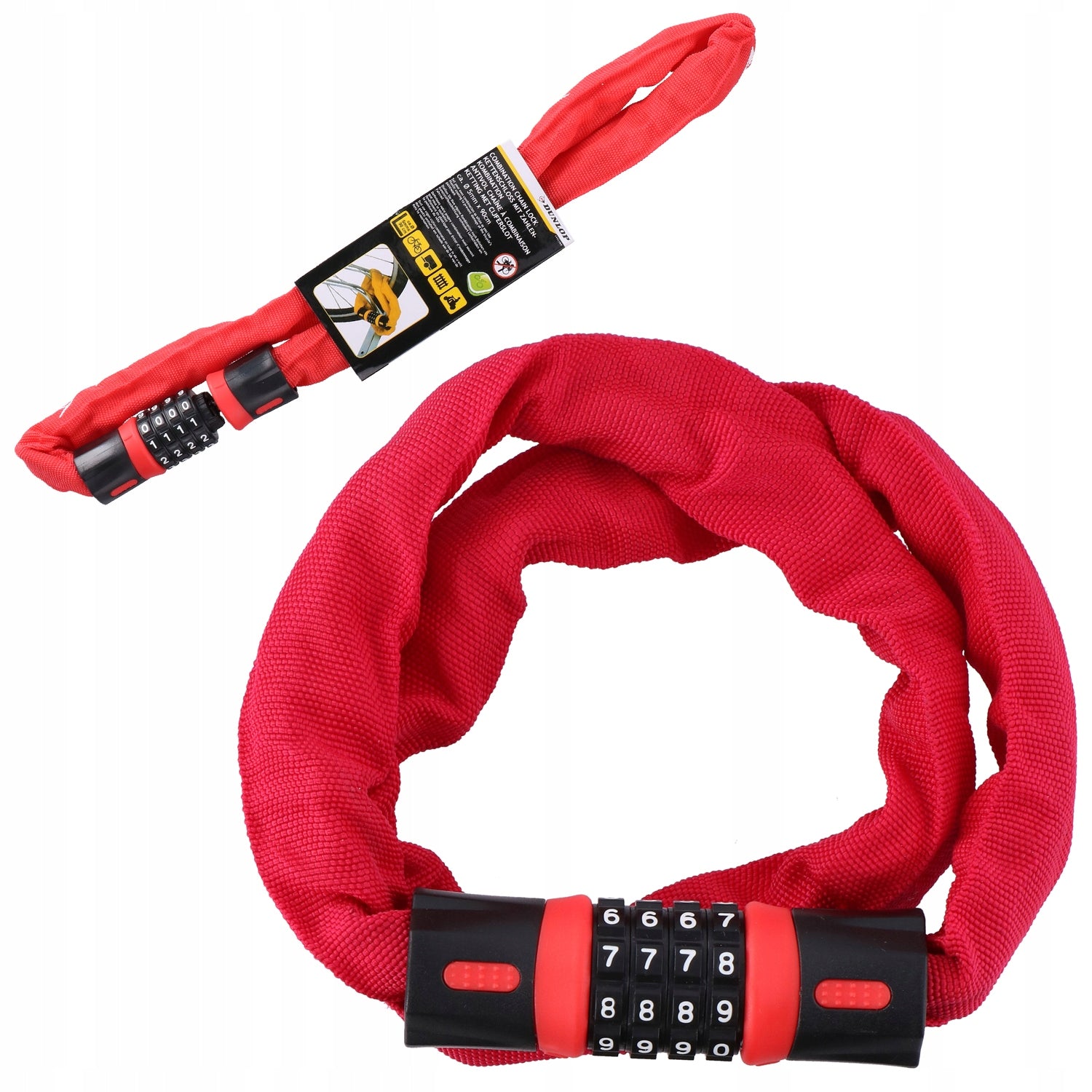 BICYCLE CLASP BICYCLE LOCK FOR CIPHER CODE Chain for bicycle DUNLOP