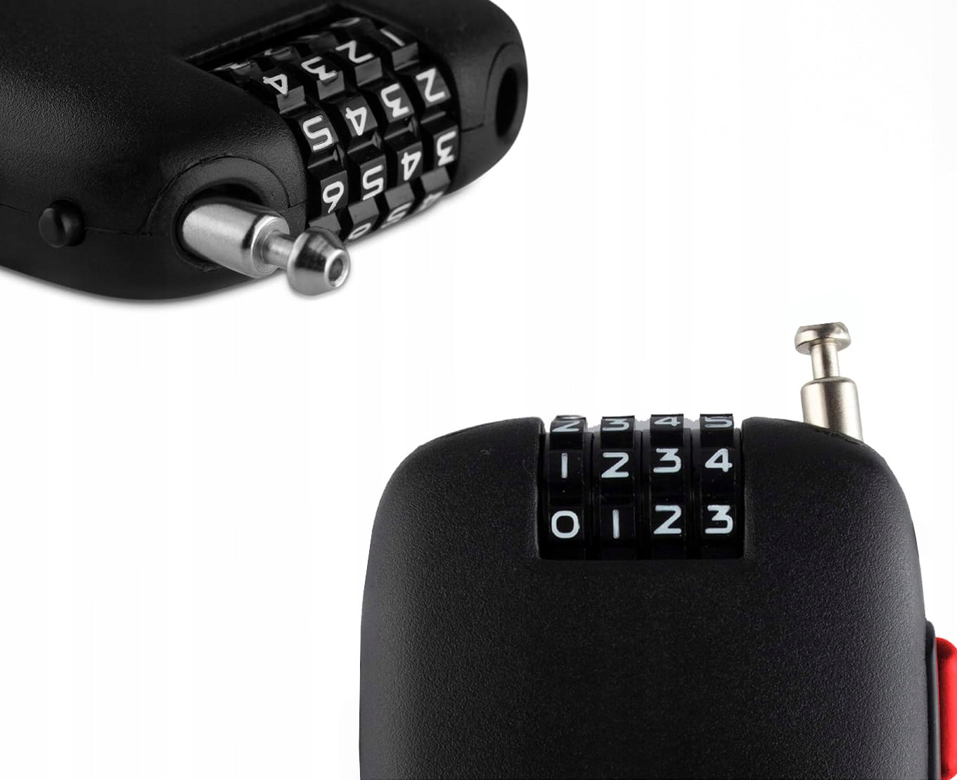 BICYCLE CLASP CABLE LOCK FOR BICYCLE TO HELMET LUGGAGE SCOOTER CIPHER Mounting location seat post