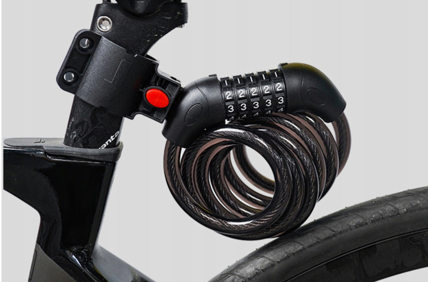 BICYCLE CLASP CIPHER CORD FOR BICYCLE SCOOTER LOCK SECURITY Kind cord
