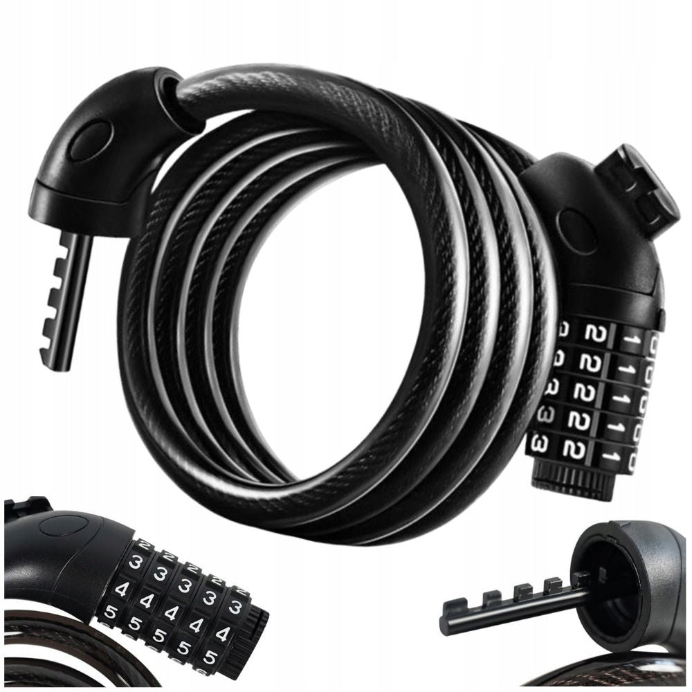 BICYCLE CLASP CIPHER CORD FOR BICYCLE SCOOTER LOCK SECURITY