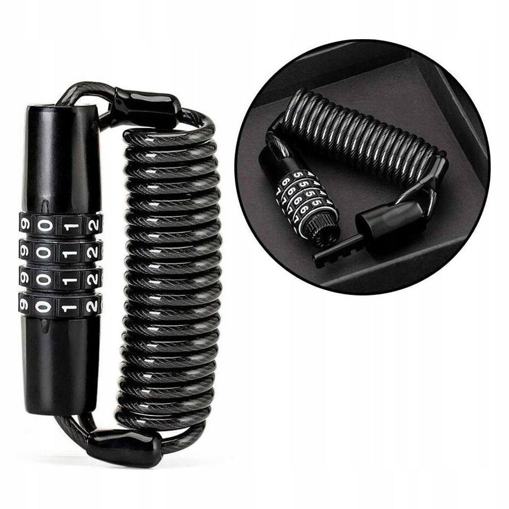 BICYCLE CLASP CIPHER ROCKBROS 1,5M 4-DIGIT CODE RESISTANT COMPACT Brand Rockbros