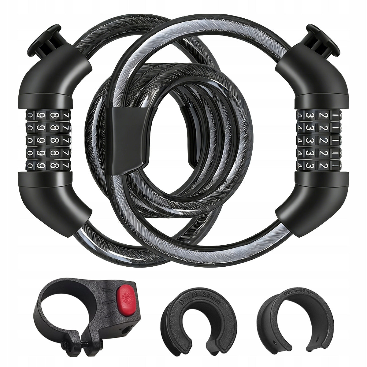 BICYCLE CLASP CIPHER SECURING LOCK FOR BIKE STRONG Weight 407 g