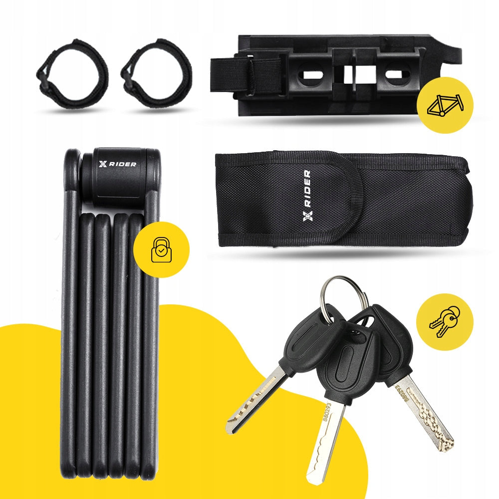 BICYCLE CLASP FOLDING LOCK PROTECTION FOR SCOOTER XRIDER Weight 1000 g