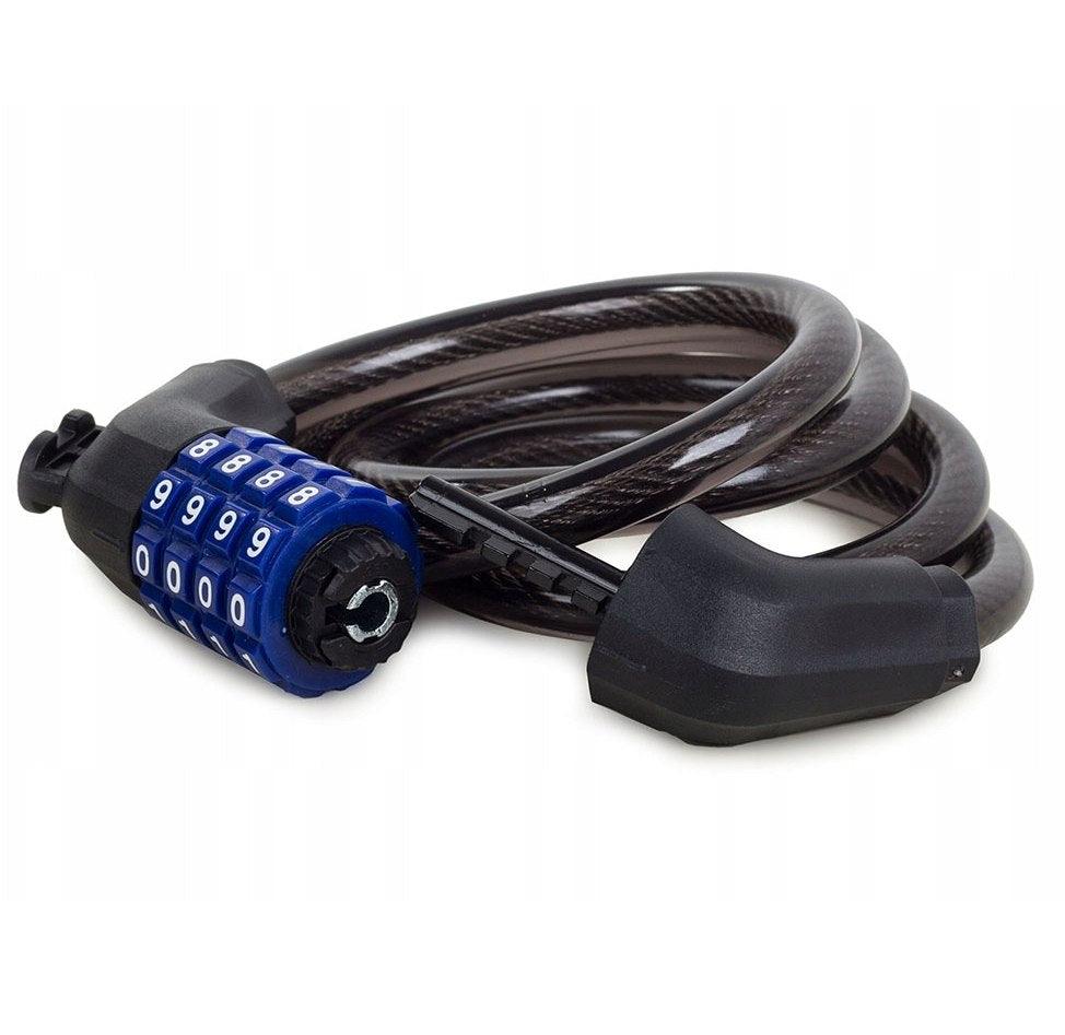 BICYCLE CLASP FOR BICYCLE CIPHER LONG FOLDING BICYCLE LOCK CABLE CODE Kind wheel lock