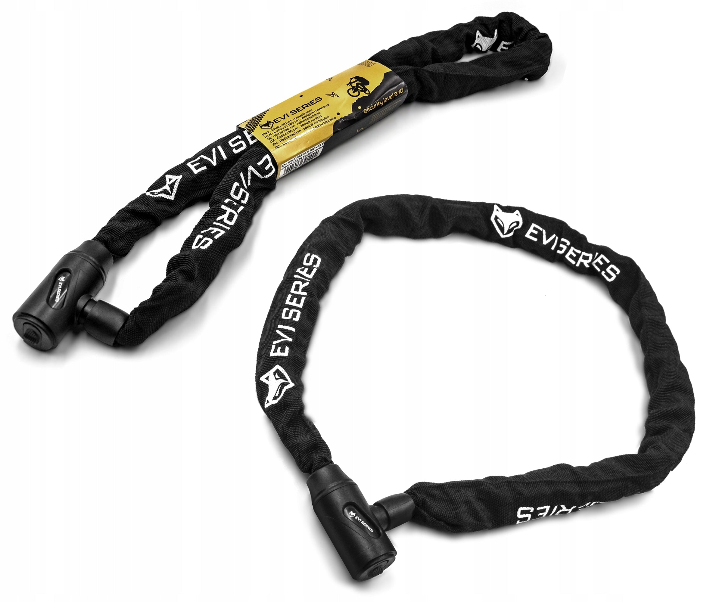 BICYCLE CLASP KEY CHAIN LOCK SECURITY STRONG 1200/8V Model PRO BIKE LOCK 1200/8V