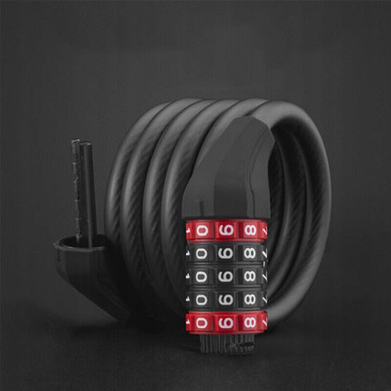 BICYCLE CLASP LOCK CABLE PROTECTION FOR SCOOTER BIKE CODE CIPHER Manufacturer code RKS507-BK