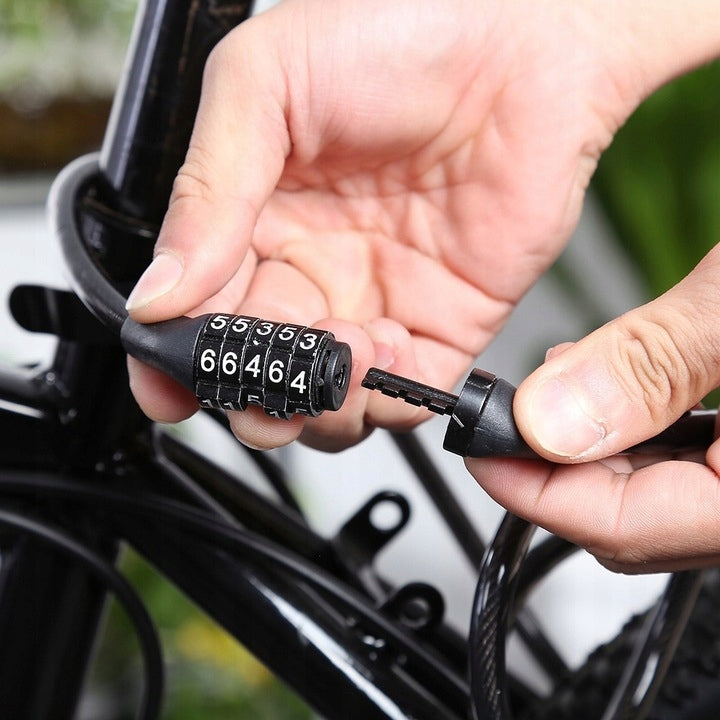 BICYCLE CLASP LOCK FOR BICYCLE WITH CIPHER CODE 5 DIGITS BICYCLE CLASP Packaging status original