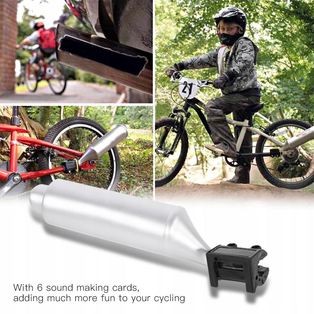 BICYCLE EXHAUST SYSTEM WITH TURBO PIPE BICYCLE SPOKE SOUND GENERATOR Manufacturer code TJ07092-1-1