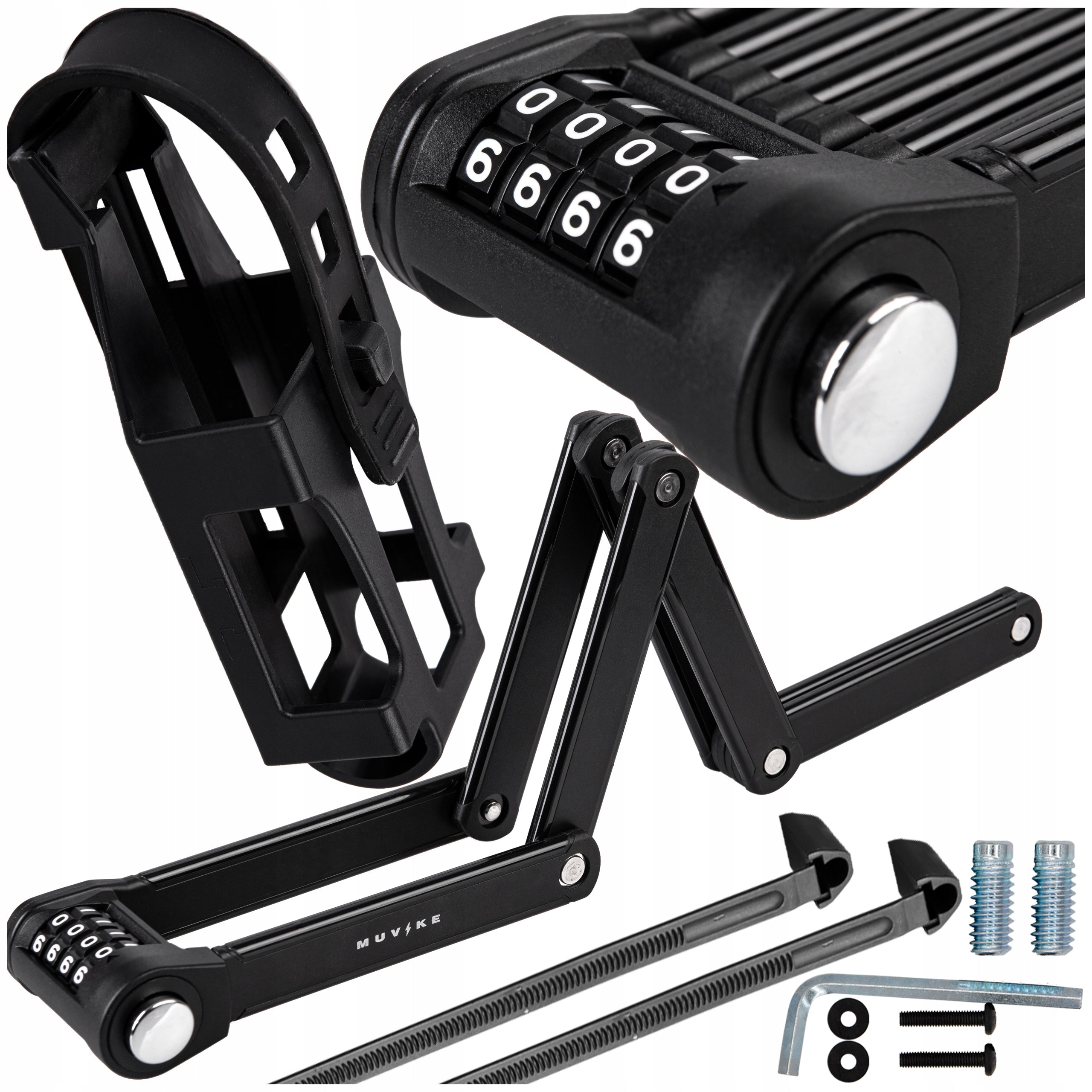 BICYCLE FOLDING CLASP 108cm 7mm PER CODE WITH HANDLE MUVIKE FOLD 1000/7C