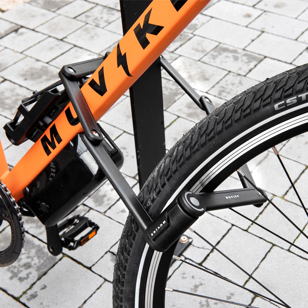 BICYCLE FOLDING CLASP 110cm 8mm WITH KEY +HANDLE MUVIKE FOLD 1100/8K Manufacturer code FOLD1100/8K