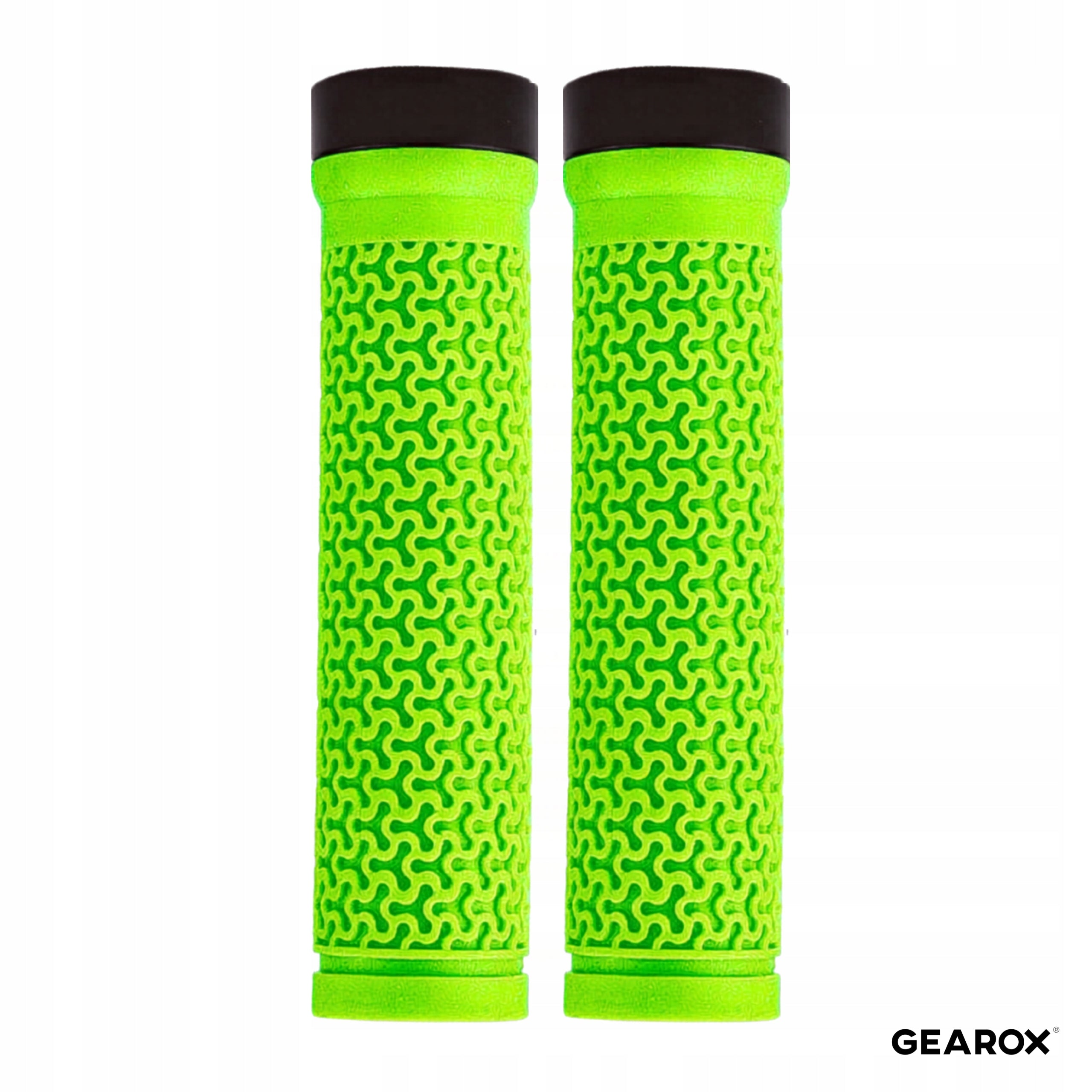 BICYCLE GRIPS TWISTED GRIPS HANDLES FOR MTB BIKE HANDLEBAR 2PCS GREEN Packaging status original