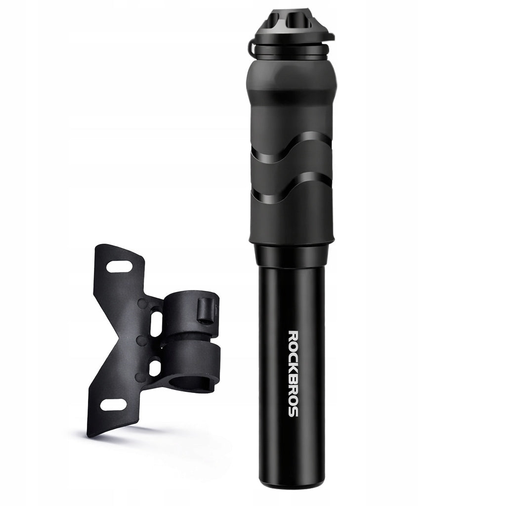 BICYCLE HAND PUMP MINI 100 PSI AV FV ALUMINUM FOR FRAME WITH HANDLE Model 810PCS-HP