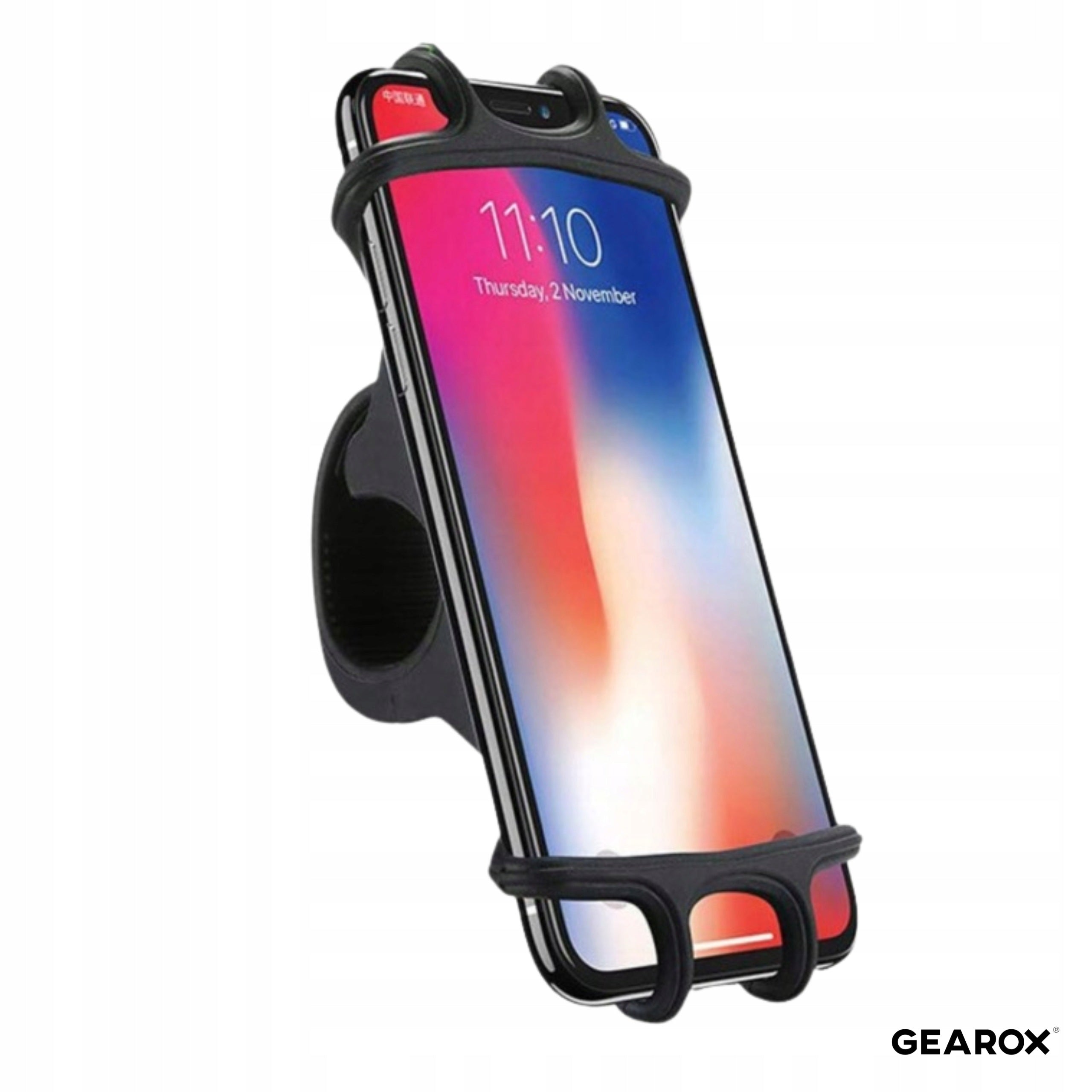 BICYCLE HANDLEBAR HOLDER BIKE MOTOR SCOOTER CASE FLEXIBLE GXR-7 Manufacturer code Gearox REGULOWANY UCHWYT NA TELEFON GXR-7