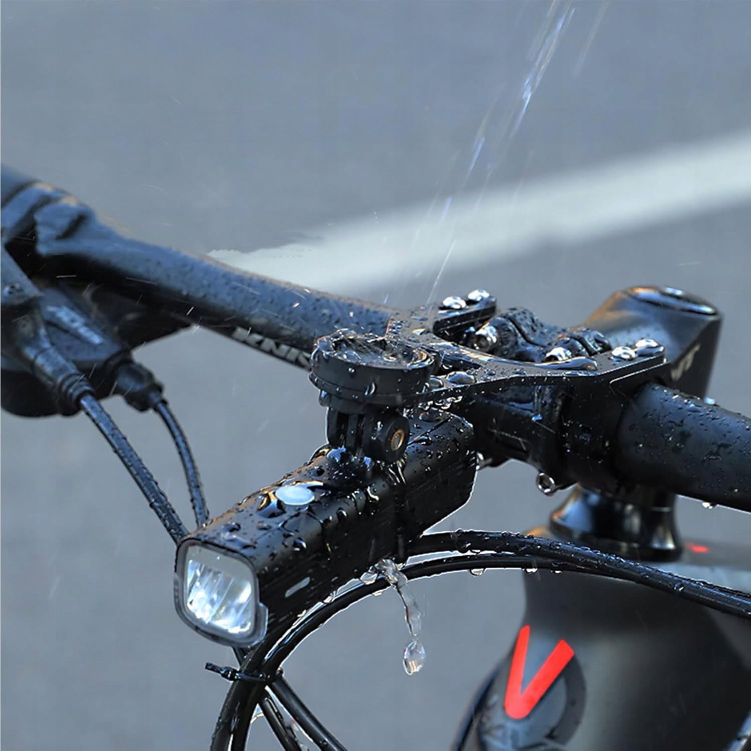 BICYCLE HANDLEBAR MOUNT COUNTER GPS GARMIN BRYTON GOPRO FLASHLIGHT Model ESLNF-207