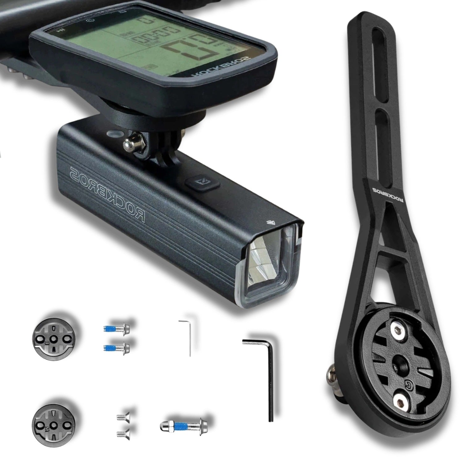 BICYCLE HANDLEBAR MOUNT FOR CAMERA LAMP COUNTER FOR GARMIN ROCKBROS