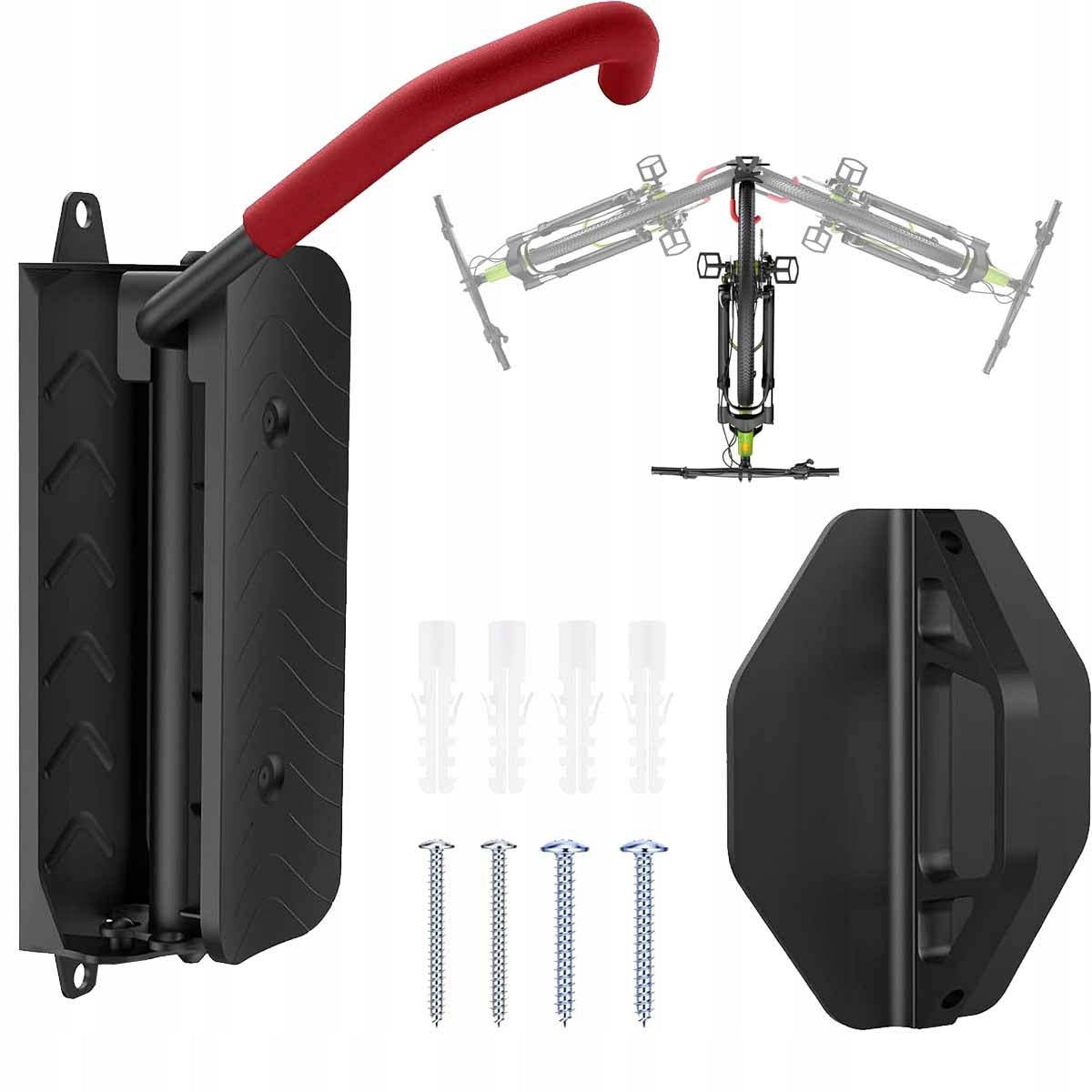 BICYCLE HANGER WALL HANGER SWIVEL HOLDER FOLDING ADJUSTABLE HOOKS