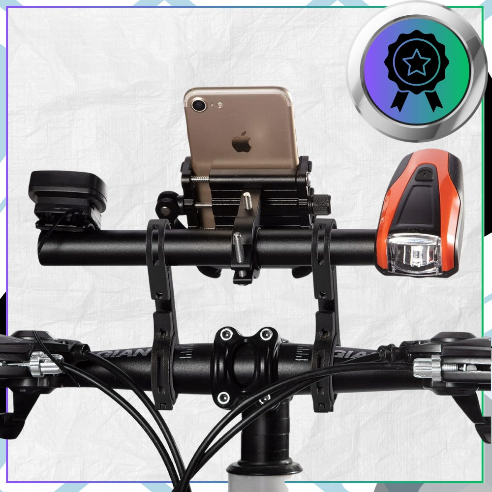 BICYCLE HOLDER ADDITIONAL EXTENSION Extension black strong HANDLEBAR Product weight with unit packaging 0.8 kg