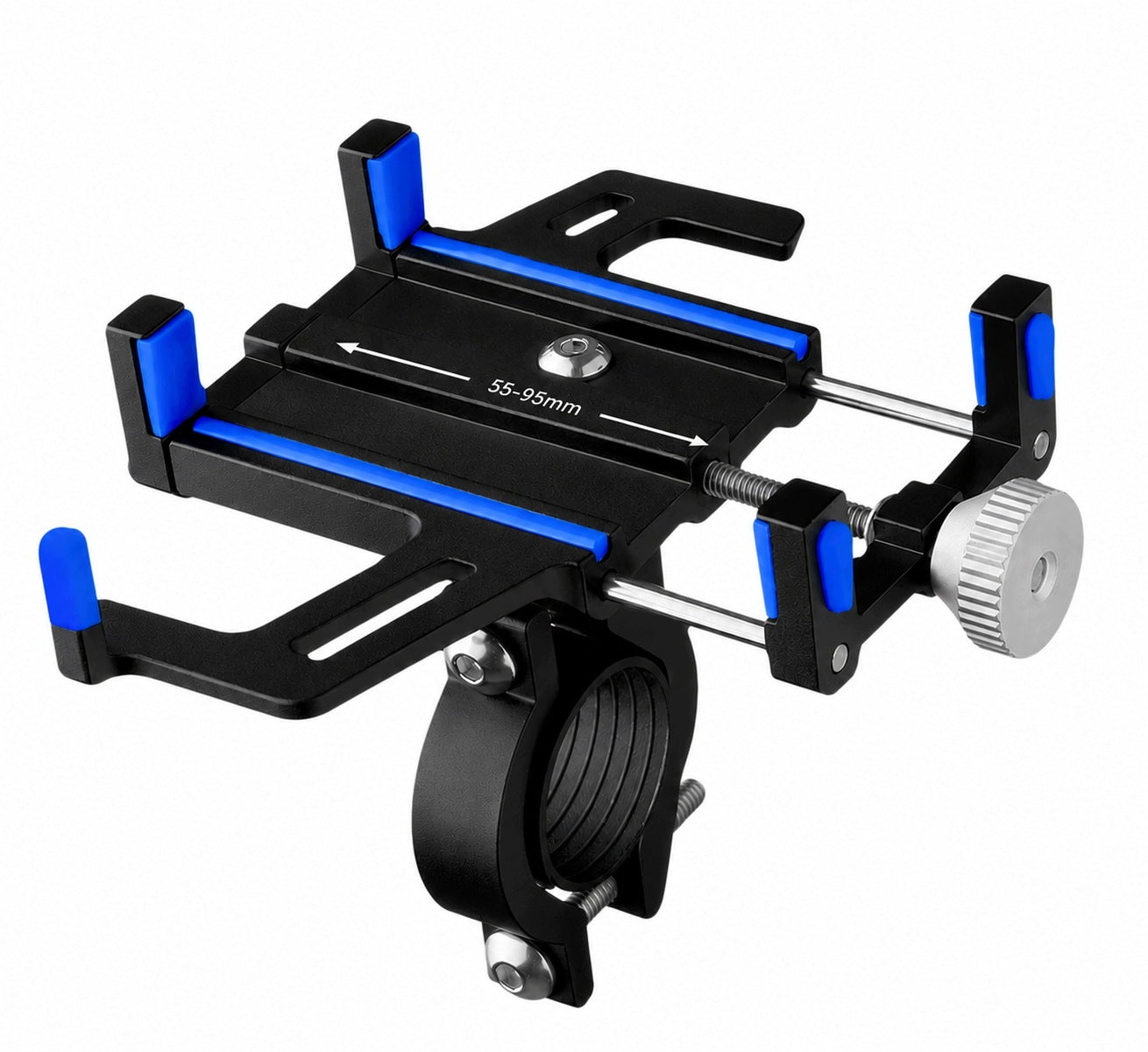 BICYCLE HOLDER FOR ALUMINUM PHONE ON THE HANDLEBAR BIKE MOTOR SCOOTER