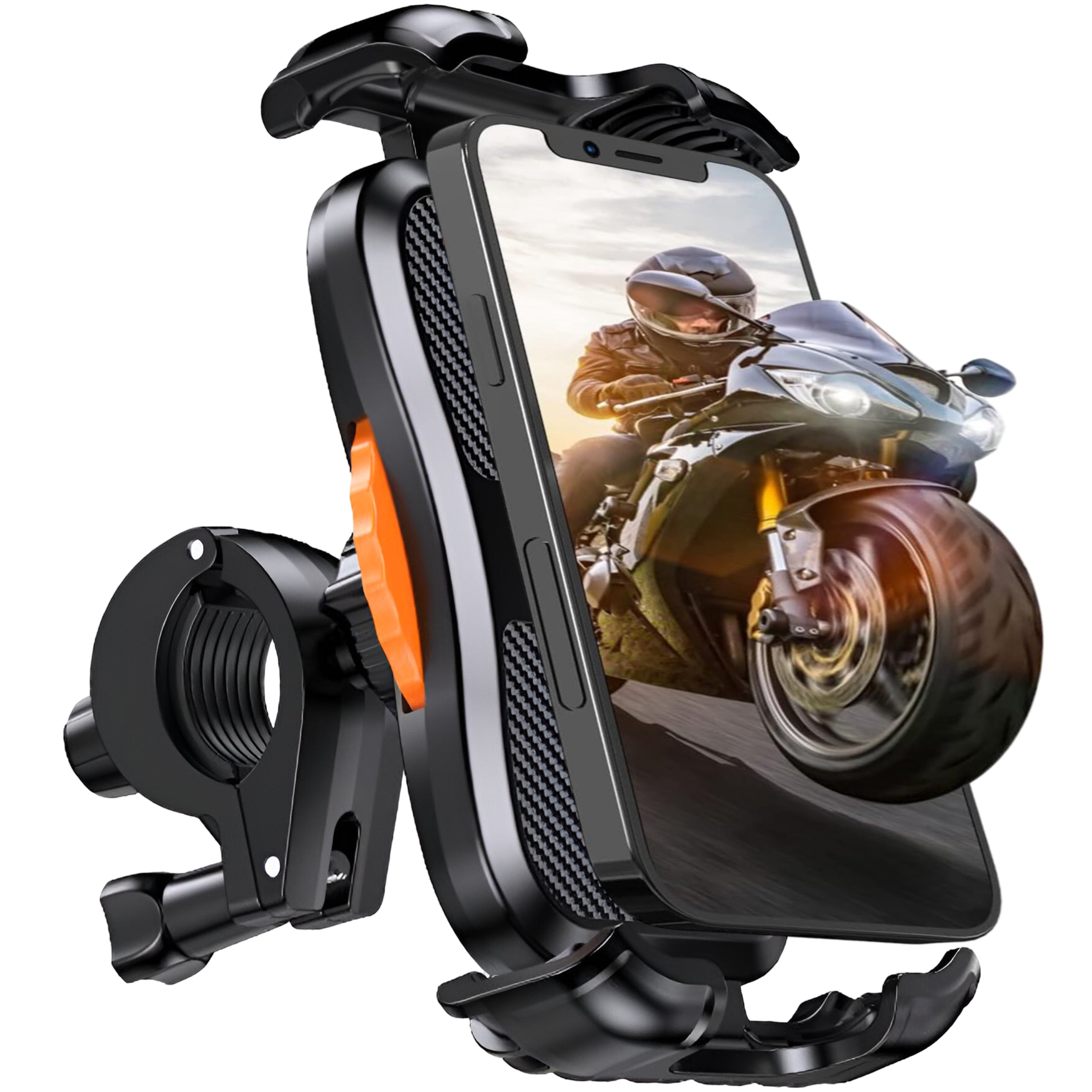 BICYCLE HOLDER FOR HANDLEBAR ANTI SHOCK 360° UNIVERSAL Packaging status original