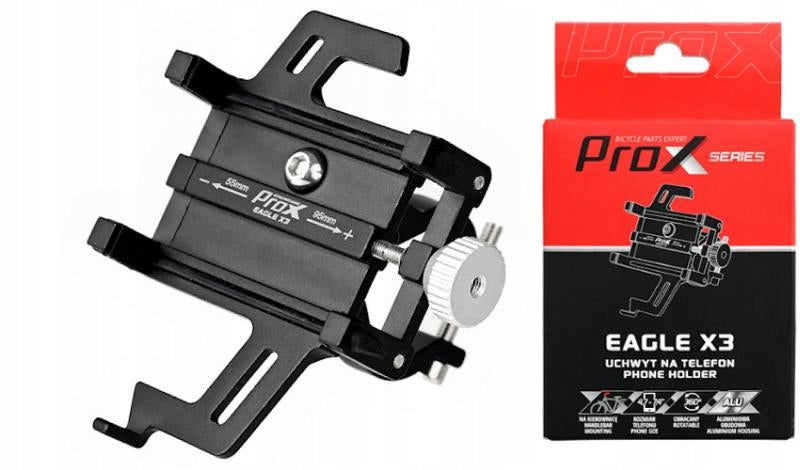 BICYCLE HOLDER FOR HANDLEBAR PHONE PROX EAGLE X3 ALUMINIUM Model Eagle X3