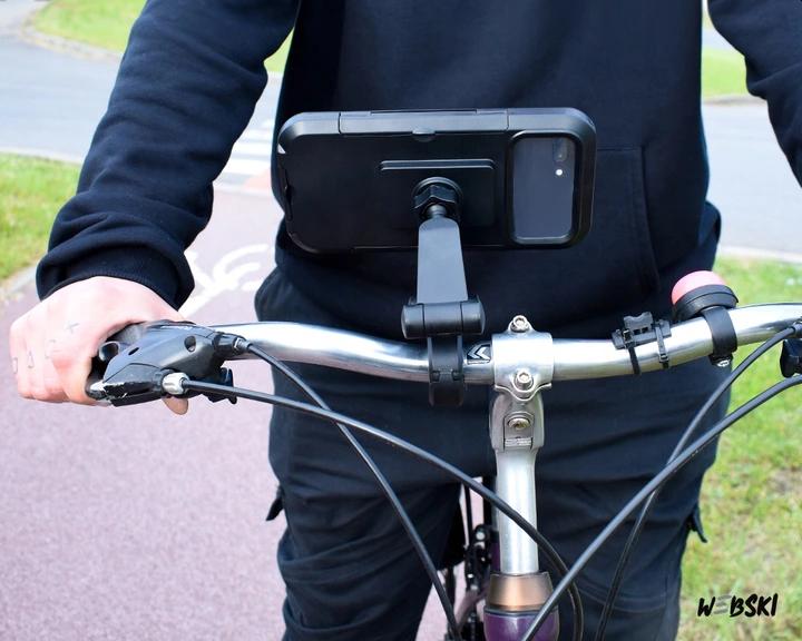 BICYCLE HOLDER FOR MOBILE PHONE Product weight with unit packaging 0.2 kg