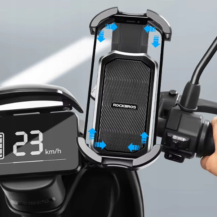 BICYCLE HOLDER FOR PHONE 360° 4.7 – 6.8″ FOR BIKE MOTOR SCOOTER STRONG Brand Rockbros