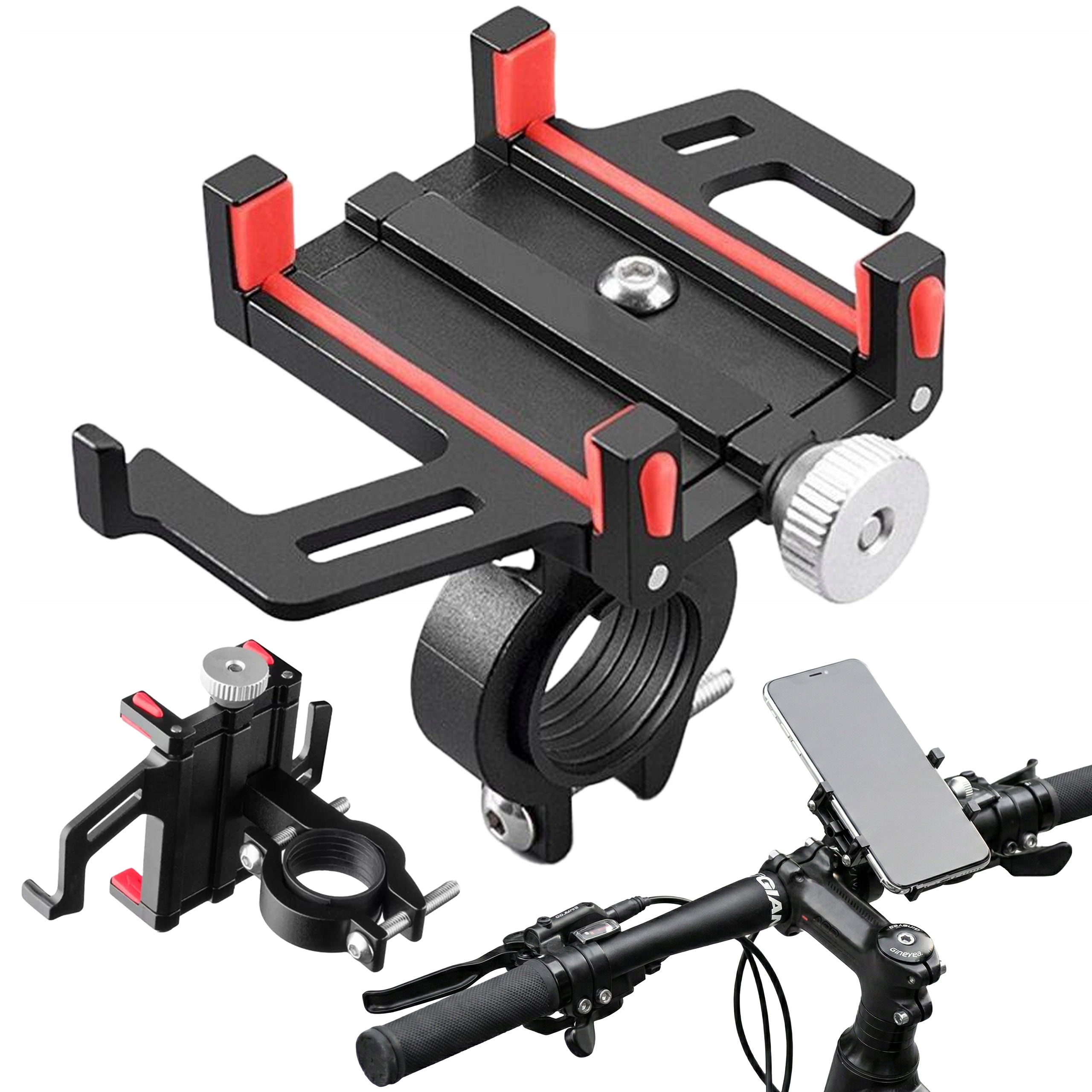 BICYCLE HOLDER FOR PHONE HANDLEBAR ADJUSTABLE ANTI SHOCK STRONG 360°