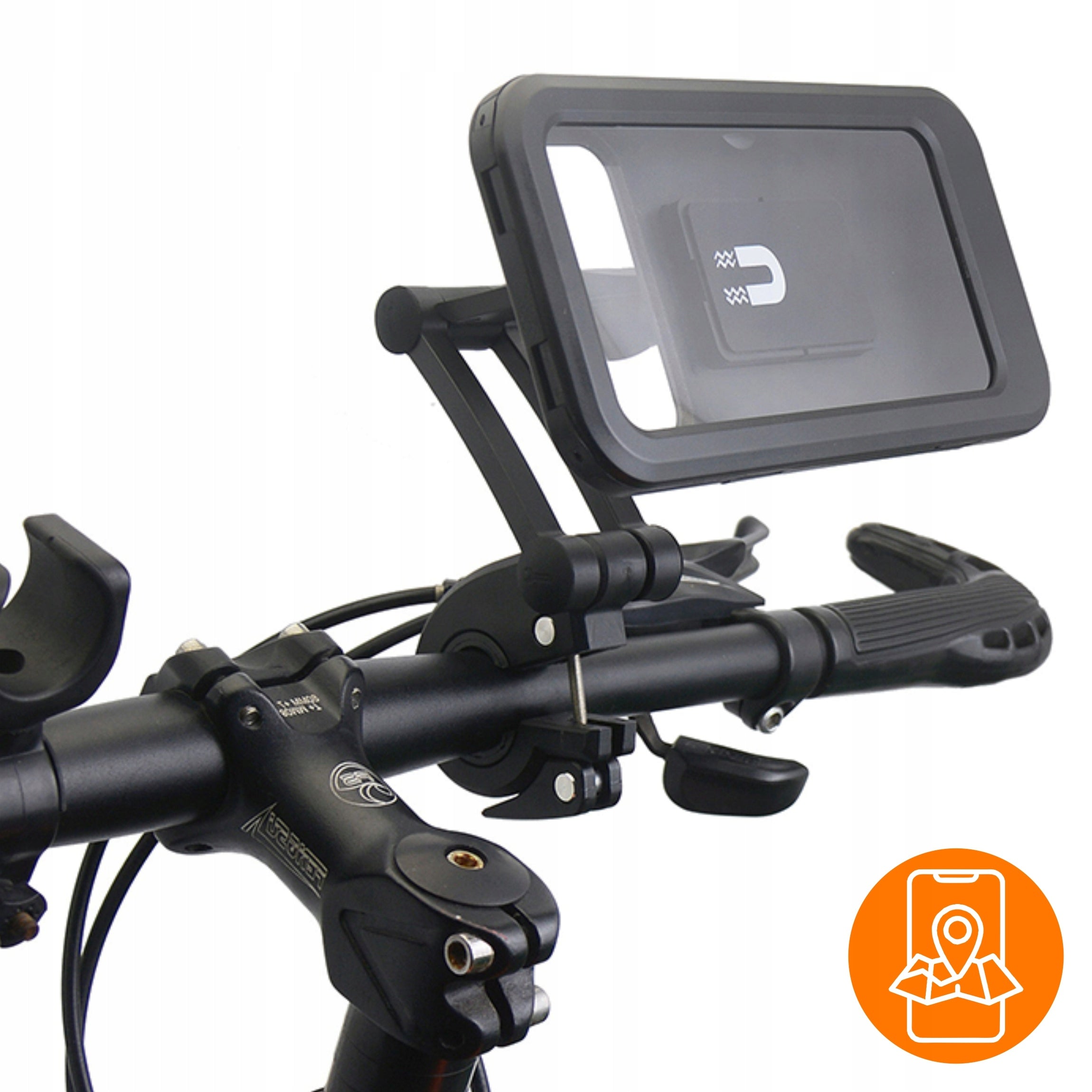 BICYCLE HOLDER FOR PHONE HANDLEBAR MOTORCYCLE BIKE WATERPROOF 360 DEGREE For mobile