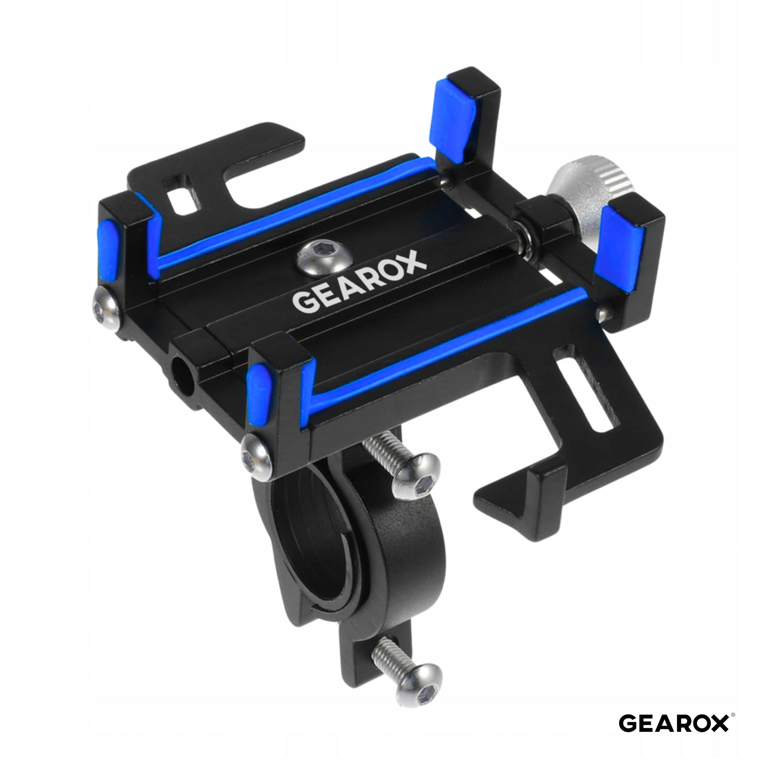 BICYCLE HOLDER FOR PHONE MOUNTED ON ALUMINUM HANDLEBAR GEAROX GXR-1 For mobile