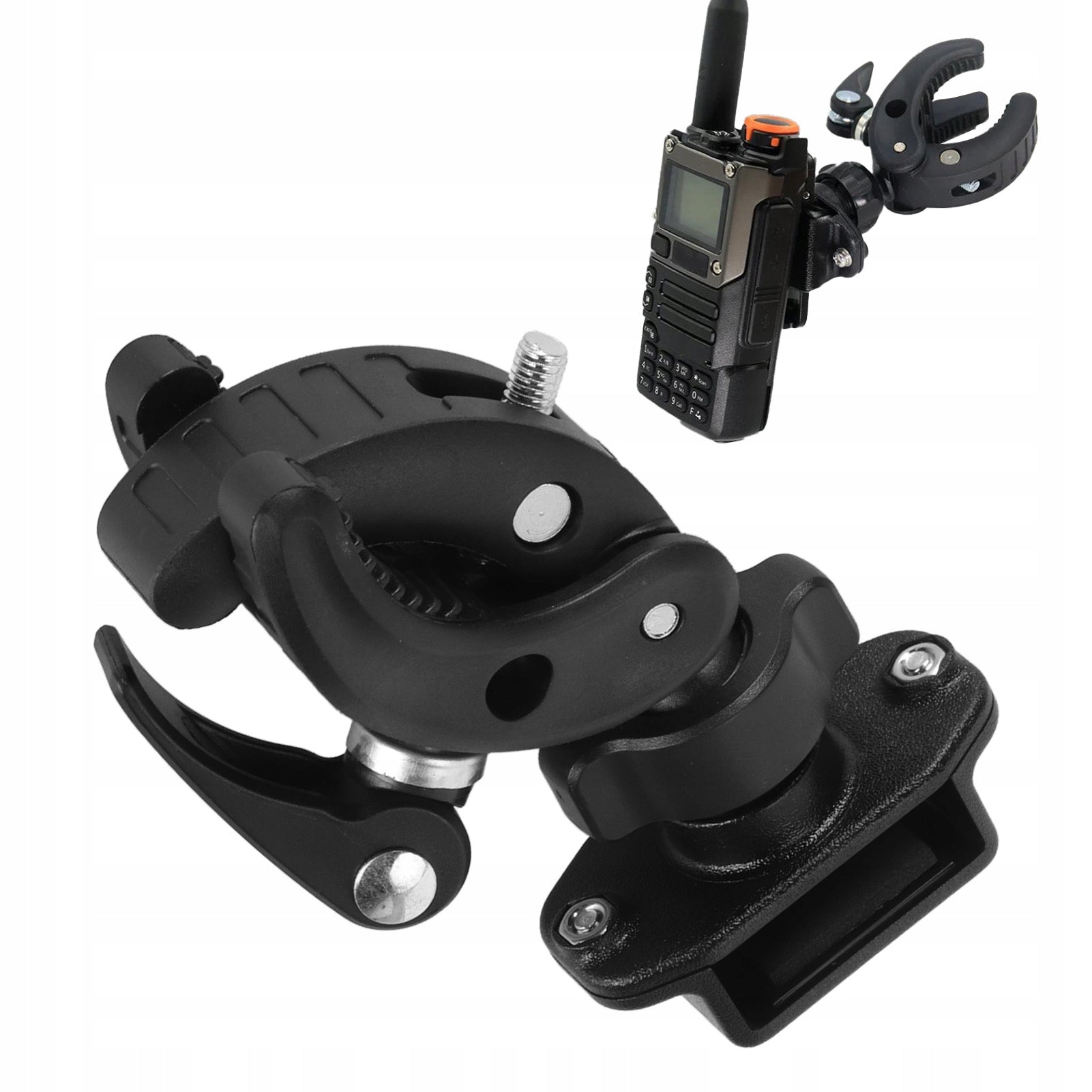 BICYCLE HOLDER FOR TWO-WAY RADIO WALKIE TALKIE PORTABLE BLACK Manufacturer code 2610230426611