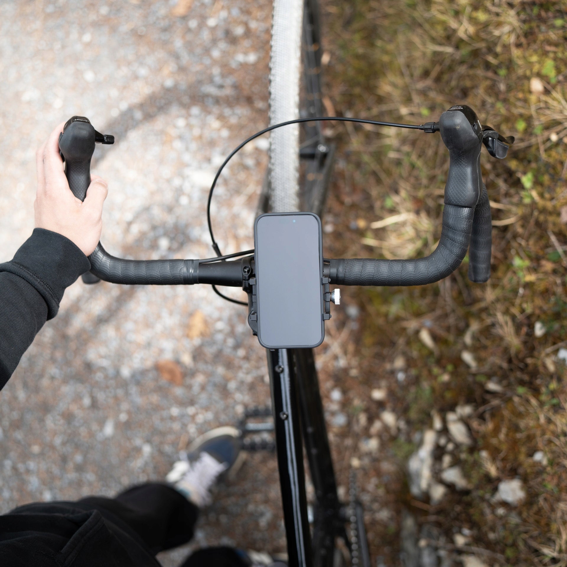 BICYCLE HOLDER SPACECASE FOR PHONE HANDLEBAR FOR BICYCLE ALUMINUM STRONG Model BH01