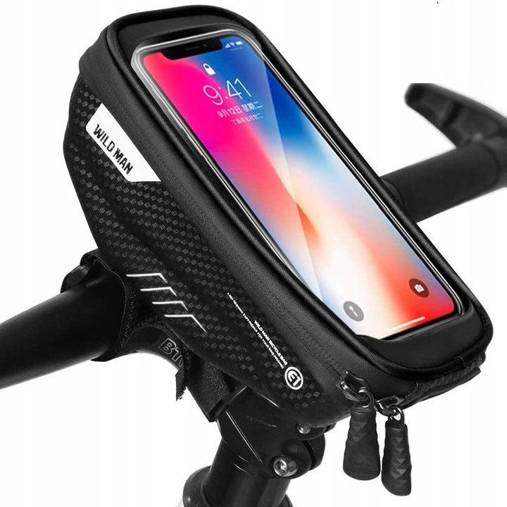 BICYCLE HOLDER WATERPROOF FOR PHONE POUCH HANDLEBAR BAG WILD MAN