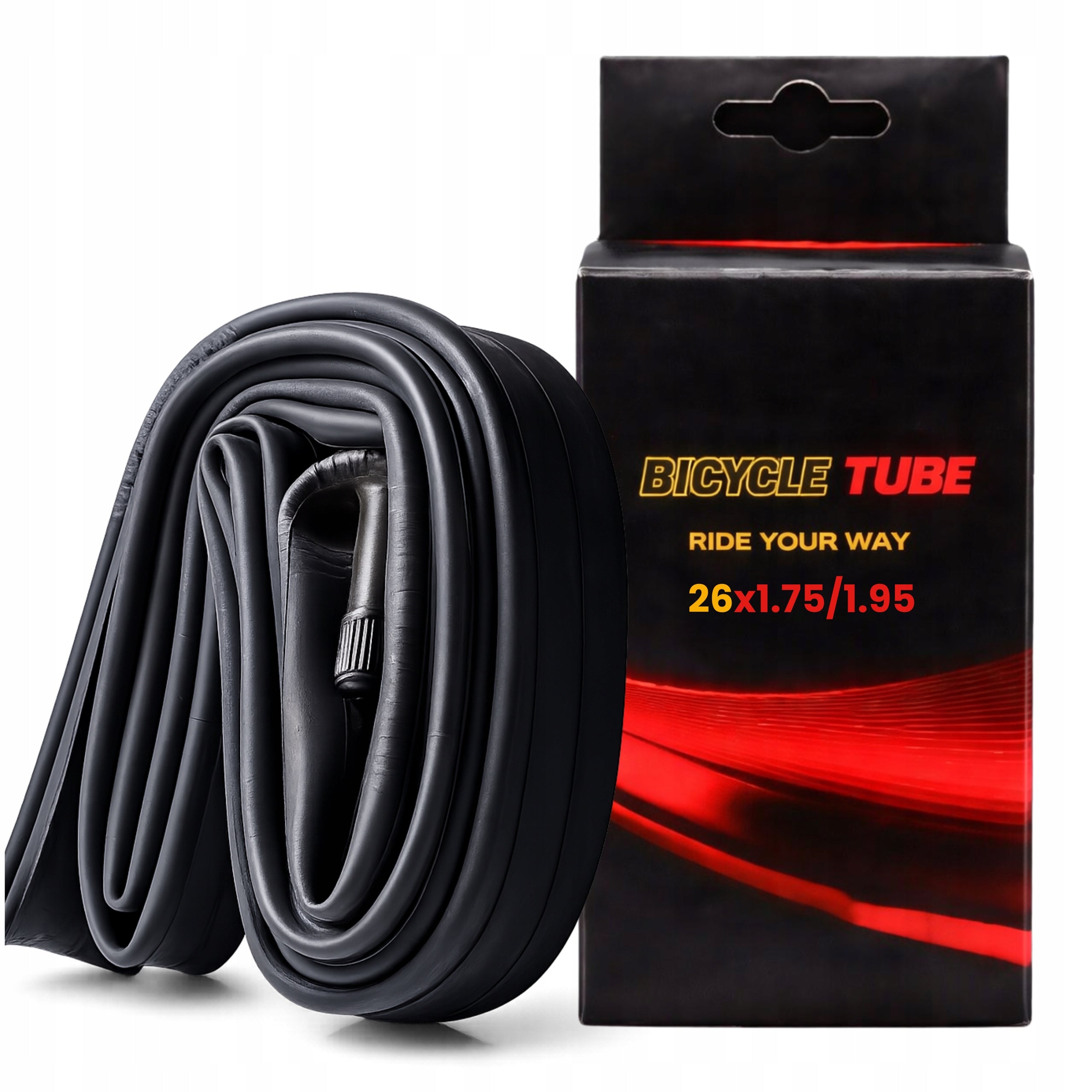 BICYCLE INNER TUBE 26x1,75/1,95 AV-48MM CAR VALVE SCHRADER