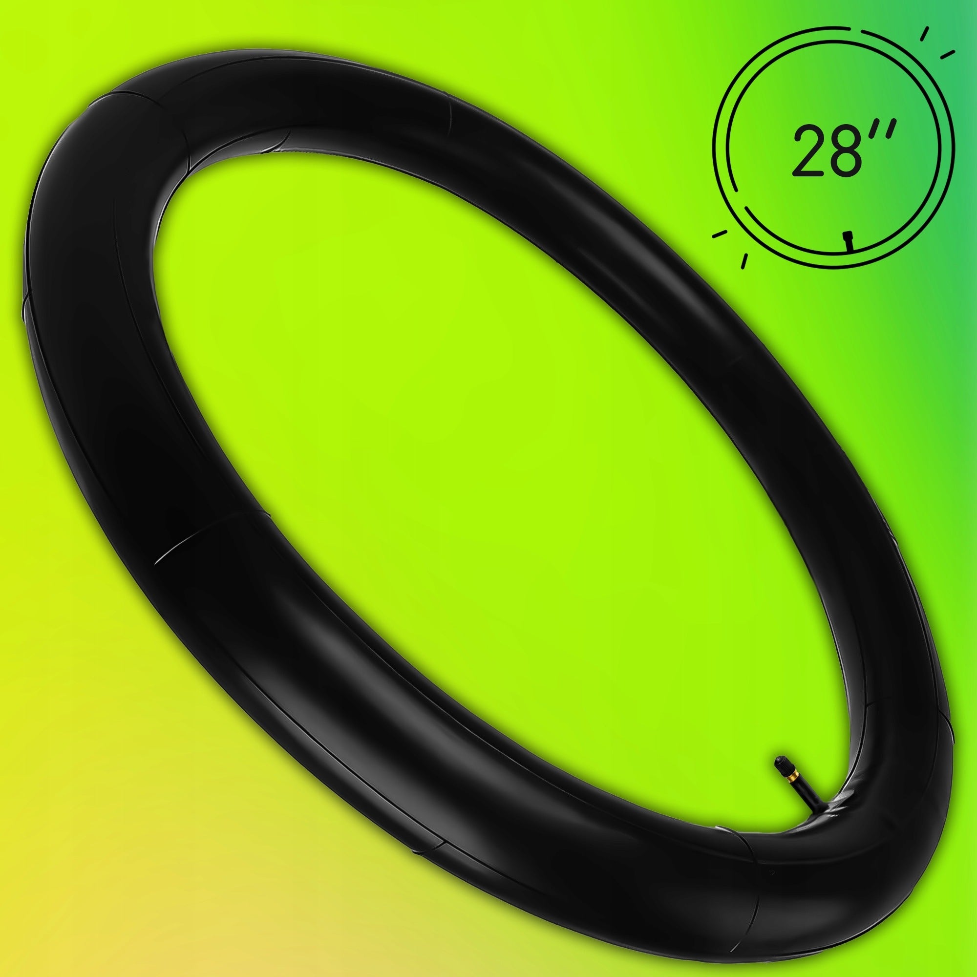 BICYCLE INNER TUBE 28" 28x2,125 FOR BICYCLE strong LONG CAR VALVE 45mm Manufacturer code D2034.MIT