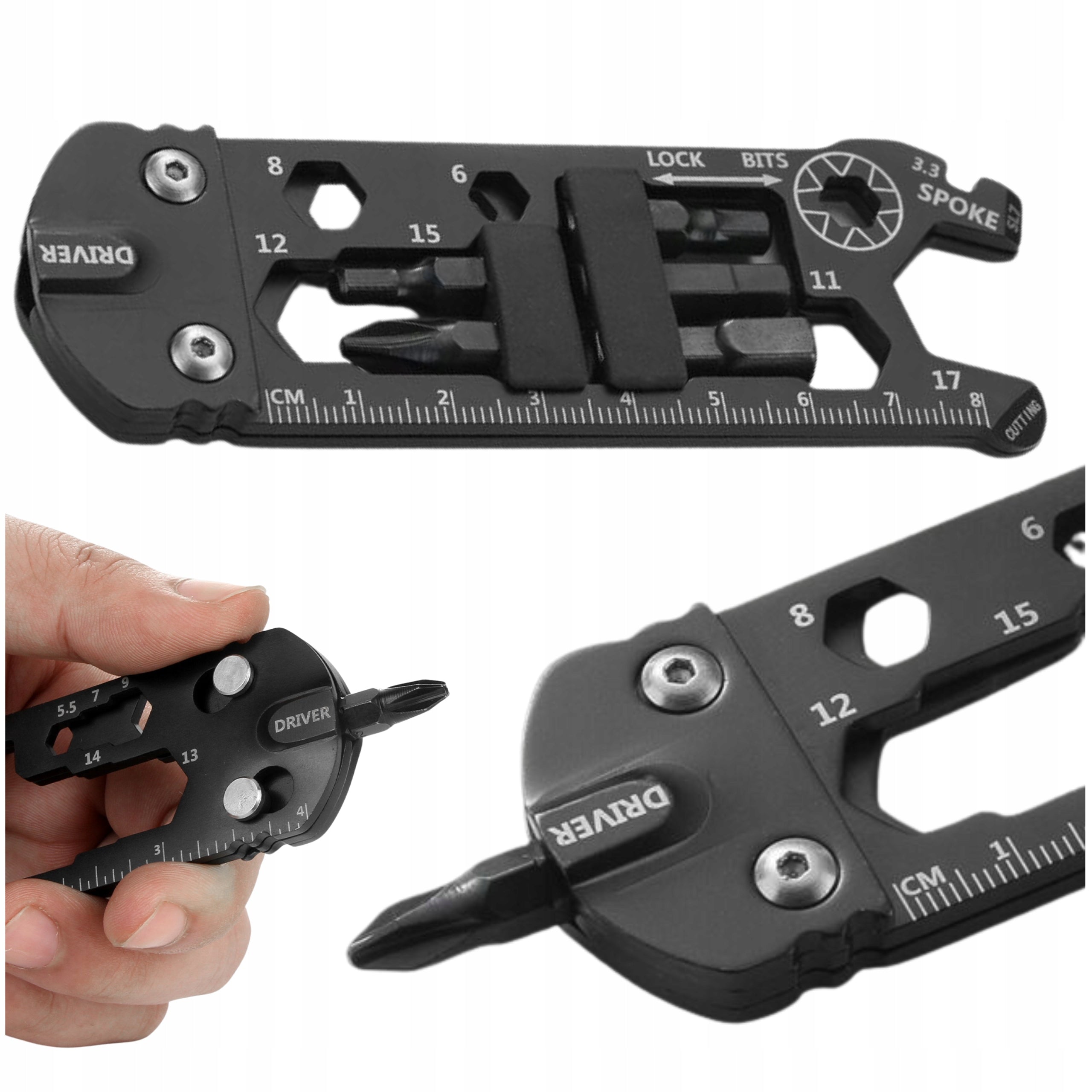 BICYCLE KEY MULTIFUNCTIONAL HANDY UNIVERSAL REPAIR KIT 24IN1