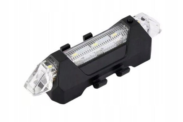 BICYCLE LAMP 5 LED REAR BATTERY 6339 Color white